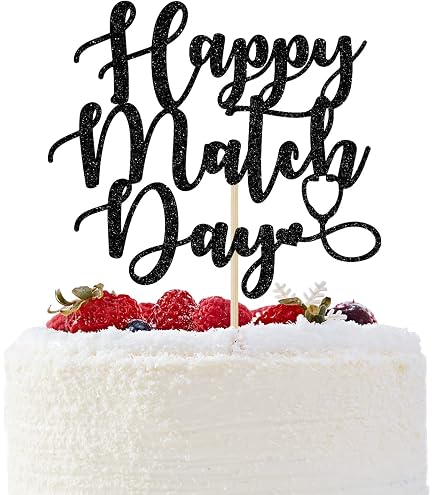 Happy Match Day Banner - Black Glitter Residency Match Celebration Bunting, DIY Decoration For Medical & Nursing Graduates - View #9