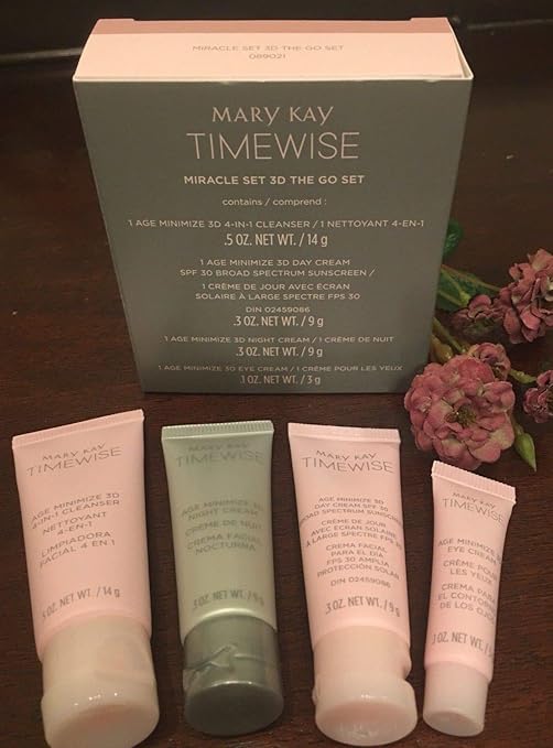 Amazon Com Mary Kay Timewise Miracle Set 3d The Go Set Normal To Dry Skin 4 Pieces Beauty