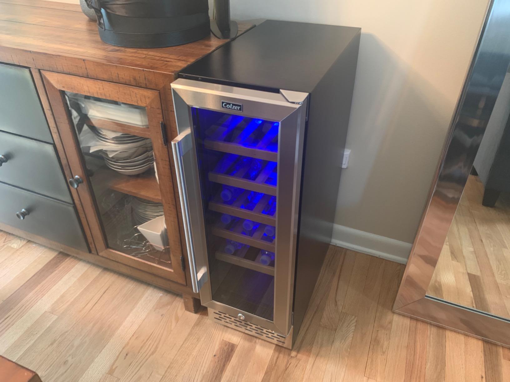 75/mo Finance 24'' Wine Cooler Refrigerator 51 Bottle Fridge Dual