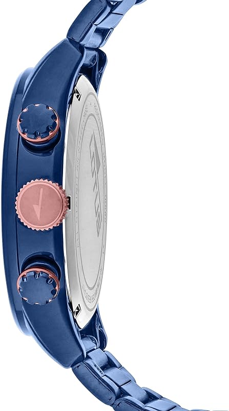 Montre Homme Analogique en Acier Inoxydable 316l Bleu