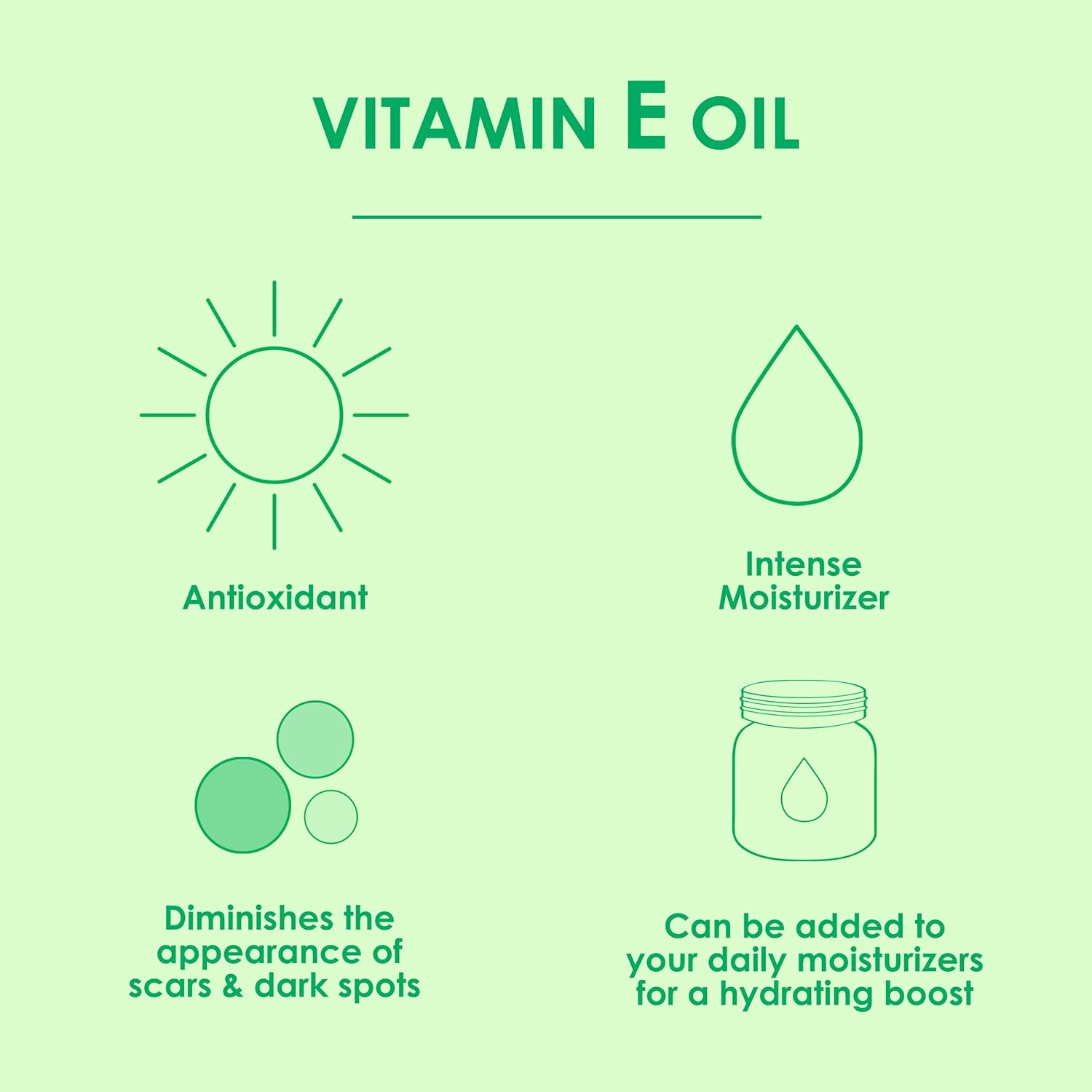 Vitamin E Oil 36,000 IU by Sky Organics (4oz) Certified Organic Vitamin E Oil, Moisturizing Treatment Oil with Jojoba & Rosehip for Scars & Stretch Marks, Cruelty-Free Face & Skin Serum: Beauty
