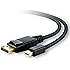 CSL - 2m (Meter) Mini Displayport (miniDP) auf Displayport (DP) Kabel | Zertifiziert | 24K vergoldete Kontakte | PC & MAC / MAC, MacBook Pro, MacBookAir, Lenovo, uvm.