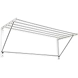 Amazon Com Ikea Stainless Steel Wall Mounted Laundry Drying Rack Silver Home Kitchen