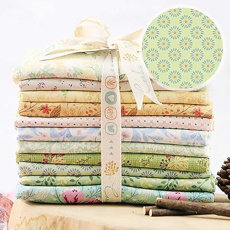 Amazon パッチワーク布 カットクロス 布 生地 洗える はぎれ セット 手作り かわいい おしゃれ 綿 生地 ダブルガーゼ生地100 チェック ドット 子供 北欧 花柄 北欧風110cmx48cm Diy 手芸用 手芸用品 布 大人用 家庭用 入園 入学 110cmx48cm 02 布 生地 通販