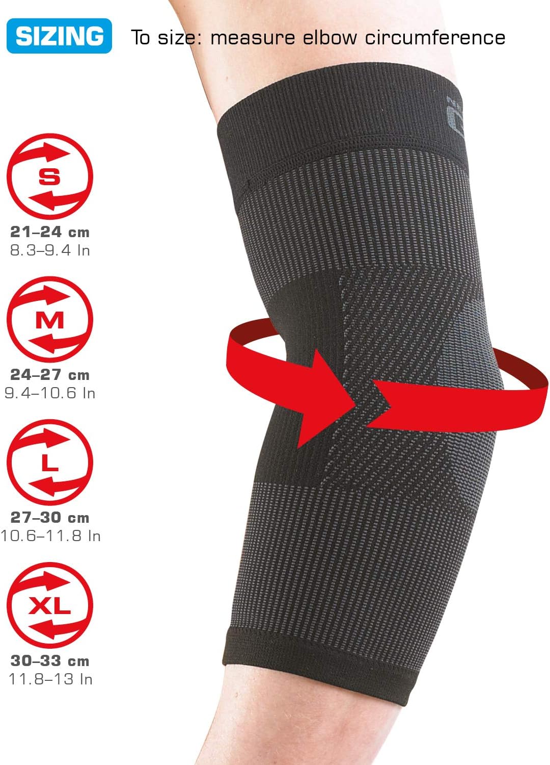 Neo-G Elbow Support for Tendonitis Joint Pain, Tennis, Golf, Sports, Tennis Elbow Brace Arm Support - Image 5