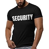 Sweet Gisele Security Shirts for Men – Event Staff Shirt for Concert, Wedding, Club Mens Halloween Shirt Front & Back Print