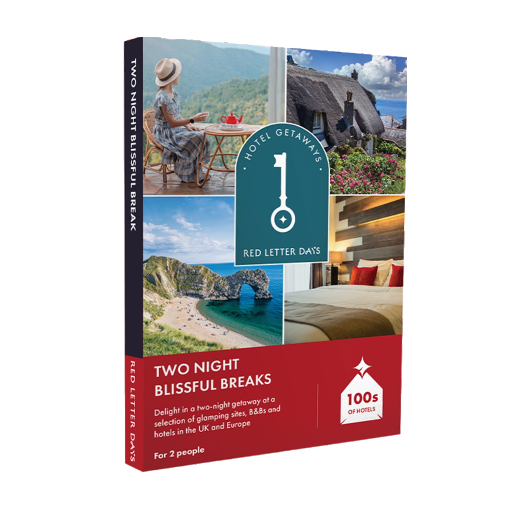 Red Letter Days Two Night Blissful Break - Luxury Experience Gift Box for 2 People - Explore 285 Charming UK Getaways