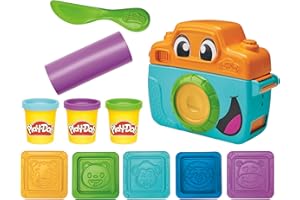 Play-Doh Photo Fun Starter Set, Kids Camera Toy for Pretend Play, Arts & Crafts for Girls & Boys 2+ with 7 Accessories & Playmat