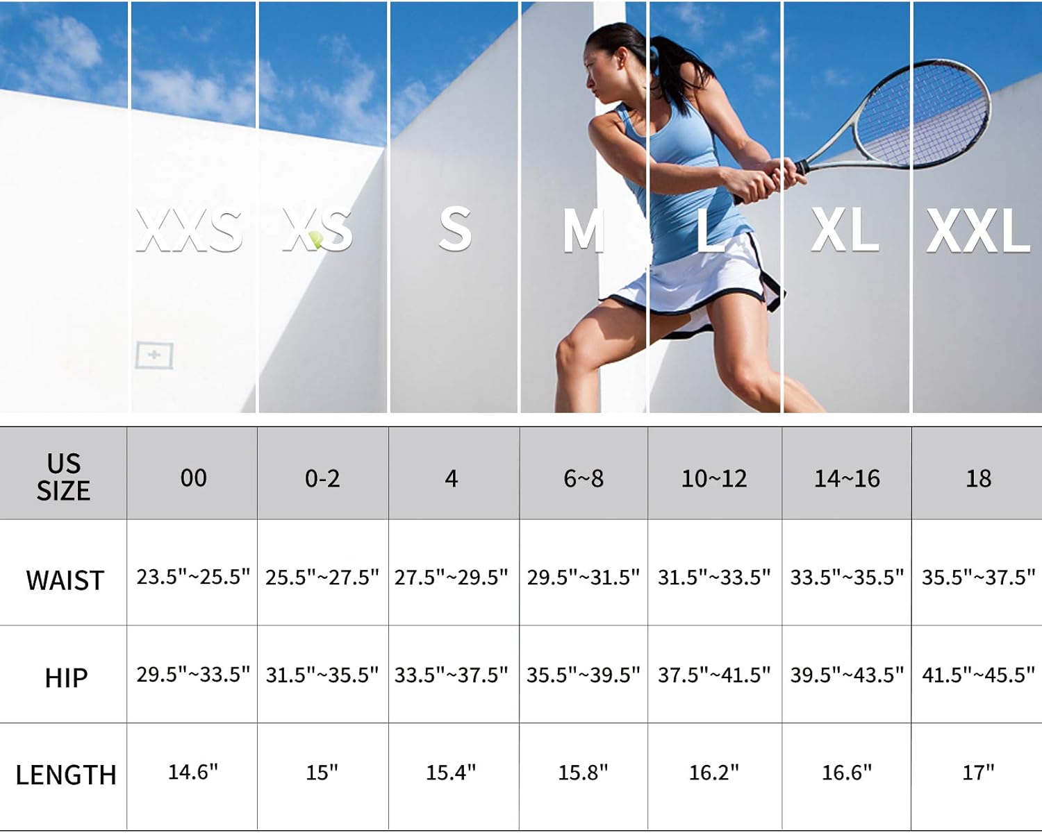 Pleated Tennis Skirts for Women with Pockets Shorts Athletic Golf Skorts Activewear Running Workout Sports Skirt: Clothing