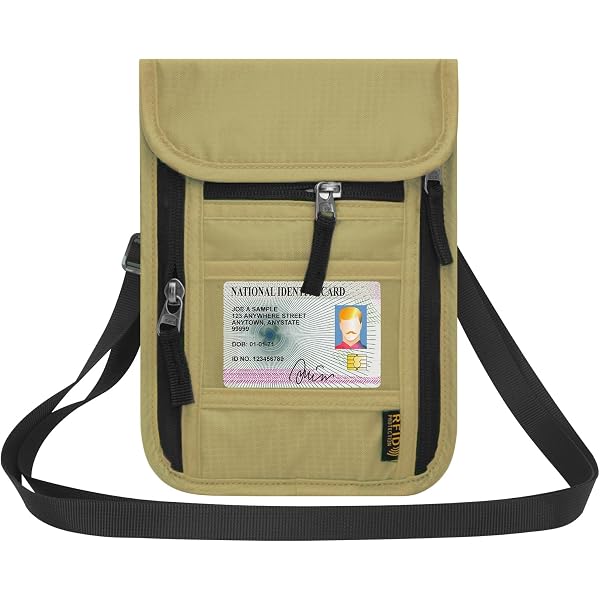 Sac Banane Voyage Antivol Ranuw - Portefeuille Caché Sous Vêtements, Sangle Réglable, Kaki