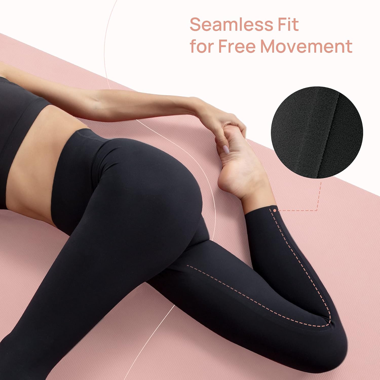 AKASO Women's Workout Leggings, Free-Cutting (No Curling Edge), 7/8 Length High Waisted Yoga Pants, Naked Feeling Tight Pants: Clothing