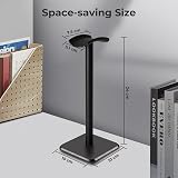 Alyvisun Headphone Stand Weighted Base Taller Height Headset Desk Hook Holder view 6