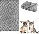 Medo Small Blanket Flannel Fuzzy Washable Pet Bed Cover 45x65cm Khaki view 7