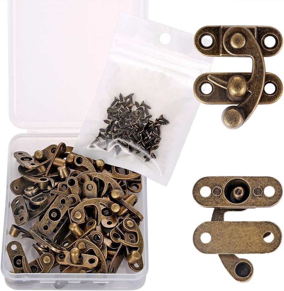 Countertops & Hardware 80 Pieces Mini Jewelry Chest Box Hasp
