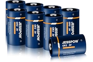 CR2 3V Lithium Battery, CR2 Batteries for Golf Rangefinder, Flashlight, Photo Cameras, Alarm Systems 8 Pack