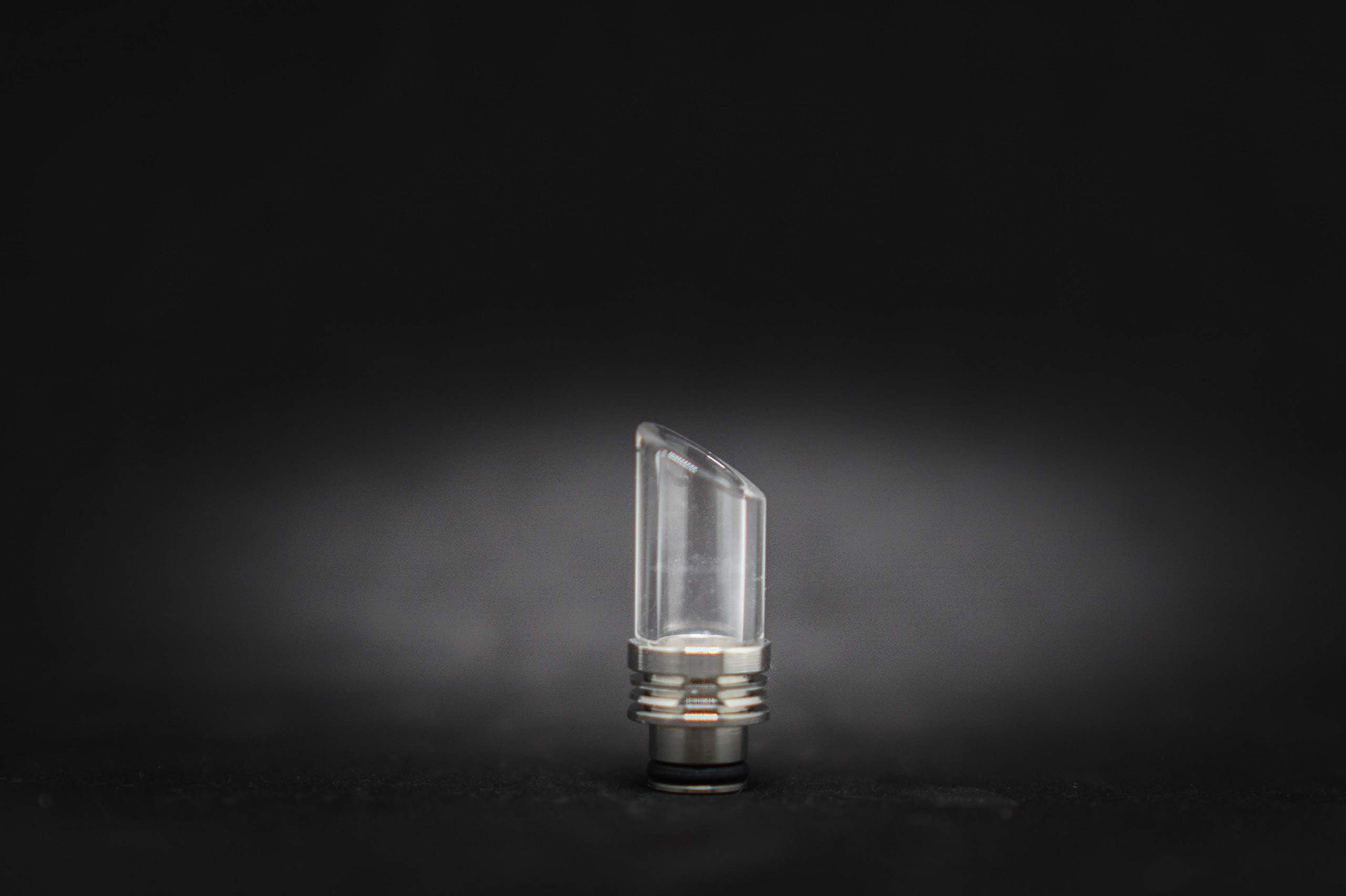 Pryex Glass Angled Stainless Steel Drip Tip