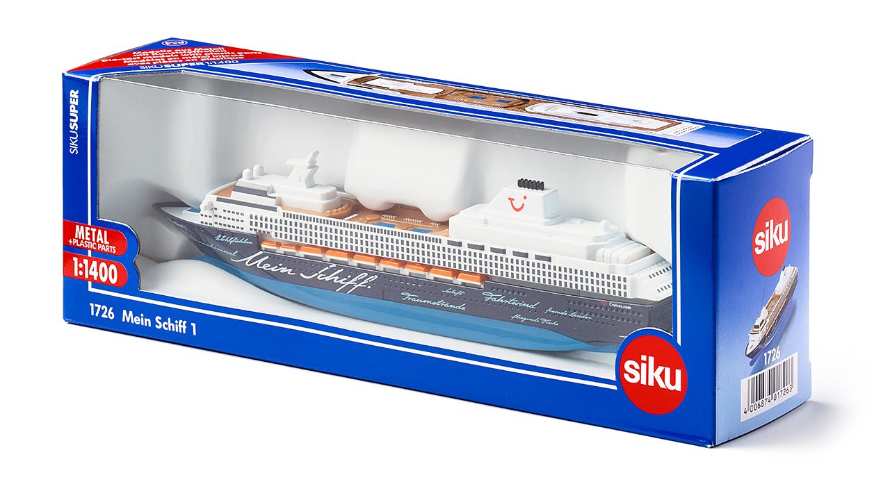 Siku 1726 Ship 1 Vehicles Bluewhite