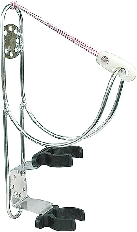 STAFFA INOX PORTA SALVAGENTE ANULARE E BOETTA LUMINOSA