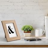 Fabian Clarke London 6x4 Modern Oak Photo Frame with White Mount 5x3 view 7