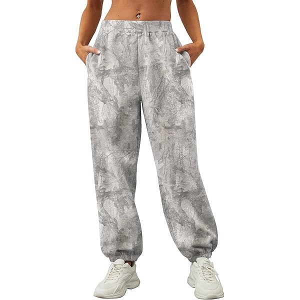 Jogging Pants For Women Wide Legs High Waisted Drawstring Bootcut Jogger Pants Straight Leg Yoga Pocket Casual Sweatpants Stretch Athletic Fleece Lined Bag