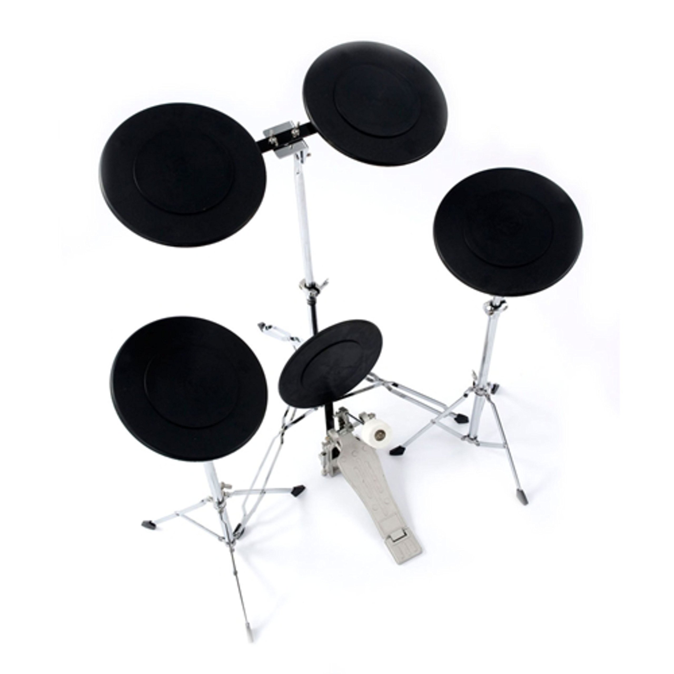 Percussion Plus PP1069 Practice Drum Kit,Black