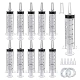 10 Pack 60ml Plastic Syringe Large Syringes