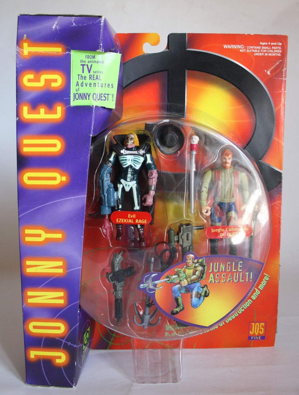 All New Jonny Quest Includes Evil Ezekiel Rage and Jungle Commando Dr Quest Figures