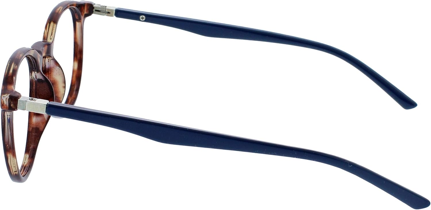 OPULIZE MET Blue Light Blocking Reading Glasses for Women Men Slim Round Frame with Scratch Resistant and Spring Hinges - Image 4