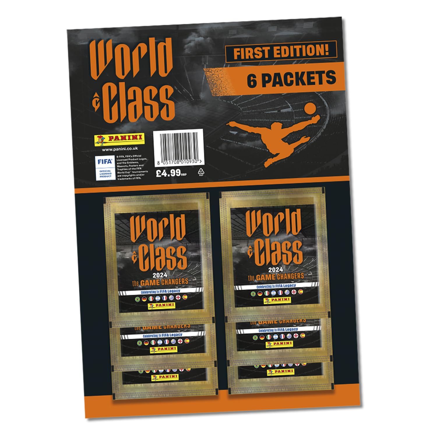 FIFA 2024 World Class Sticker Collection Multipack Mixed