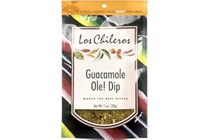 Los Chileros Guacamole Ole! Dip Mix, 1-Ounce Packages (Pack of 12)