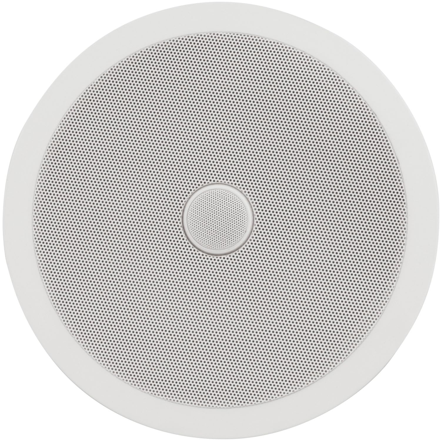 Adastra, High-Performance Ceiling Speaker with Adjustable Tweeter - 2-Way Flush Mount Speaker for Home & Multiroom Audio, Bluetooth System Compatible, White (Single Unit) 8", 120W