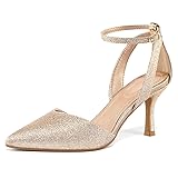 mysoft Women's Pumps Shoes Pointed Toe Kitten Low