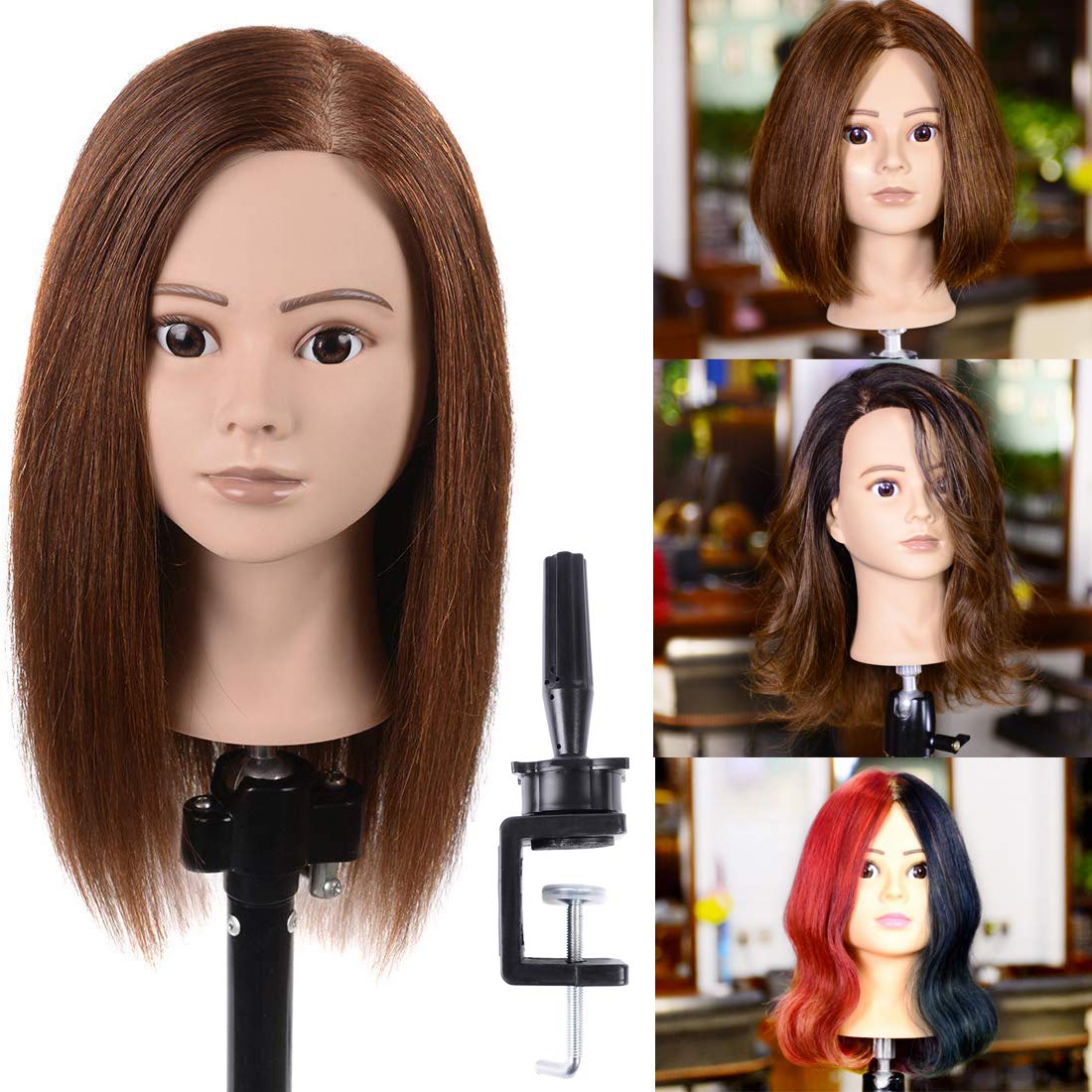 natural hair mannequin head