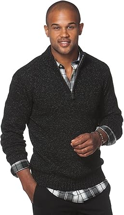 chaps quarter zip sweater