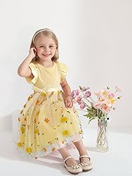 Sinhoon Toddler Girl Tulle Dress Summer Ruffle