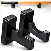 TOBWOLF Baseball Bat Display Rack, Black Wall Mount Horizontal Bat Holder | Space-Saving Wall Mount Design | Securely Displays Baseball Bats | Holds Baseball, Softball and Hockey Sticks