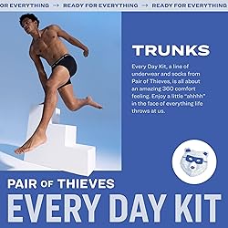 Pair of Thieves Soft Cotton Trunks for Men 4 Pack