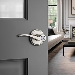 Kwikset Sedona Entry Door Handle with Lock and