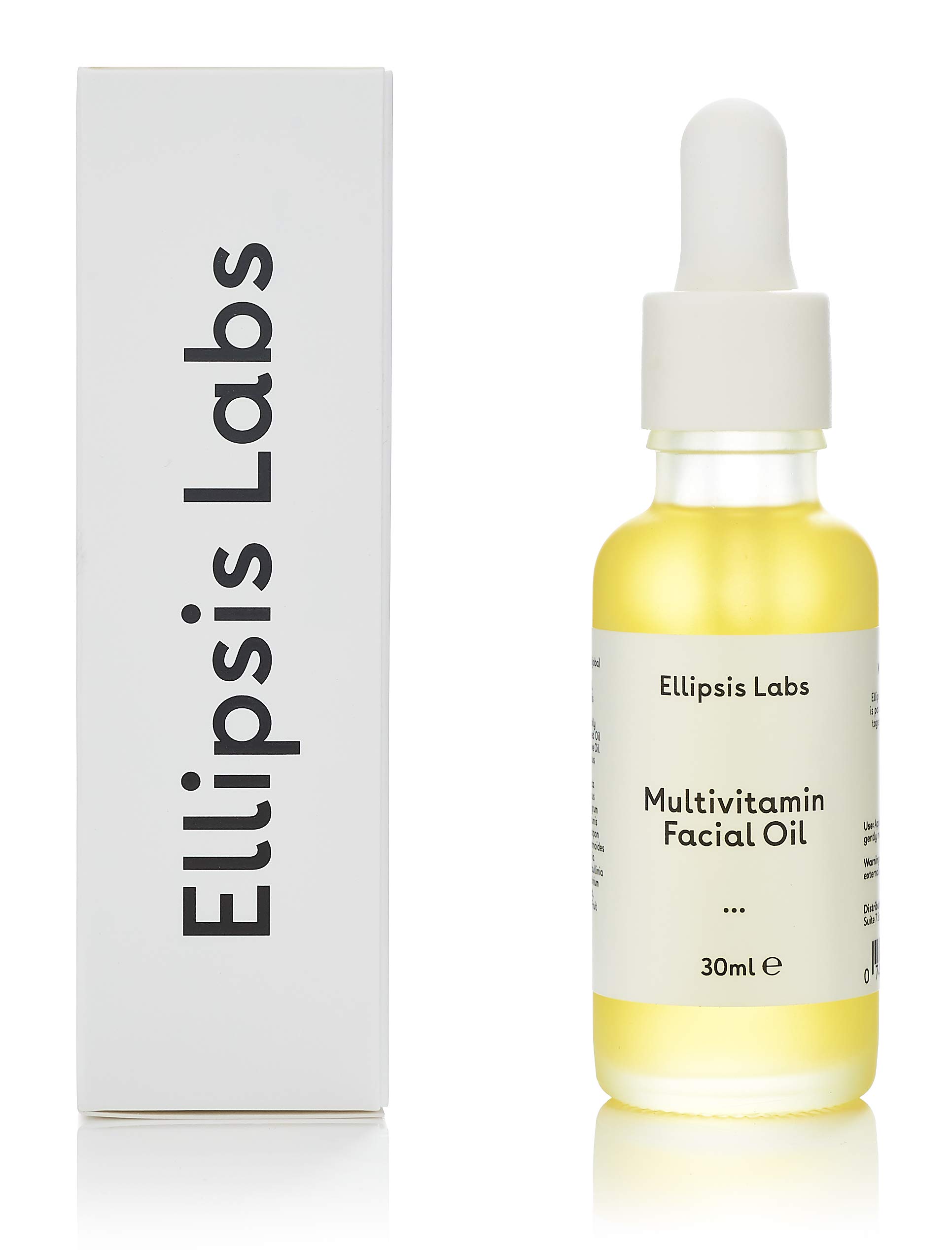Multivitamin Facial Oil by Ellipsis Labs. Packed full of vitamins, all working together to rejuvenate and hydrate your skin, deep anti ageing moisturiser 30ml / 1 fl.oz
