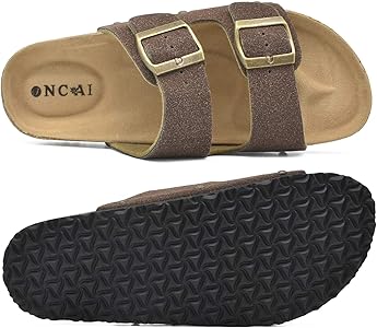 women's slide sandals with arch support