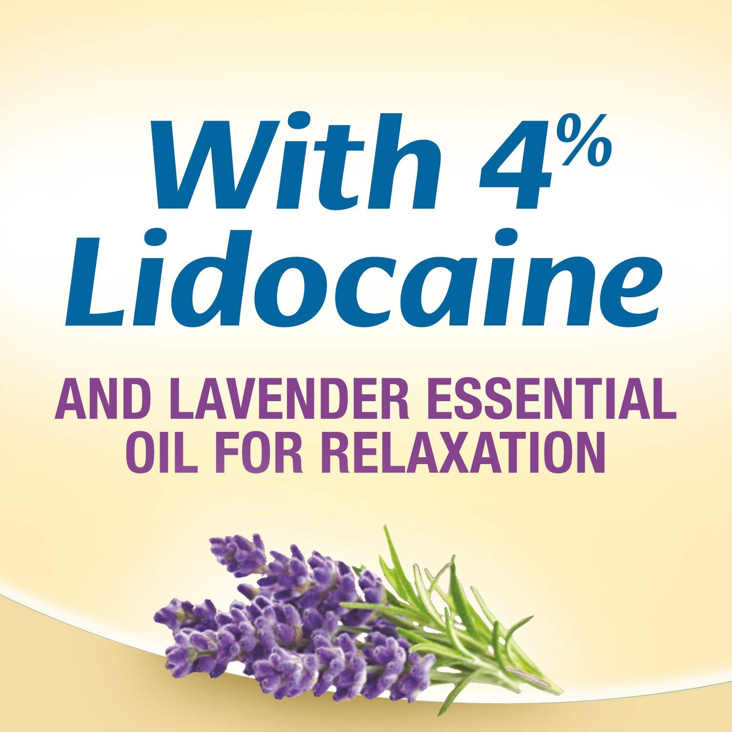 Aspercreme Essential Oils Lidocaine Pain Relief With Lavender, Roll-On No Mess Applicator, 2.5 oz: Health & Personal Care