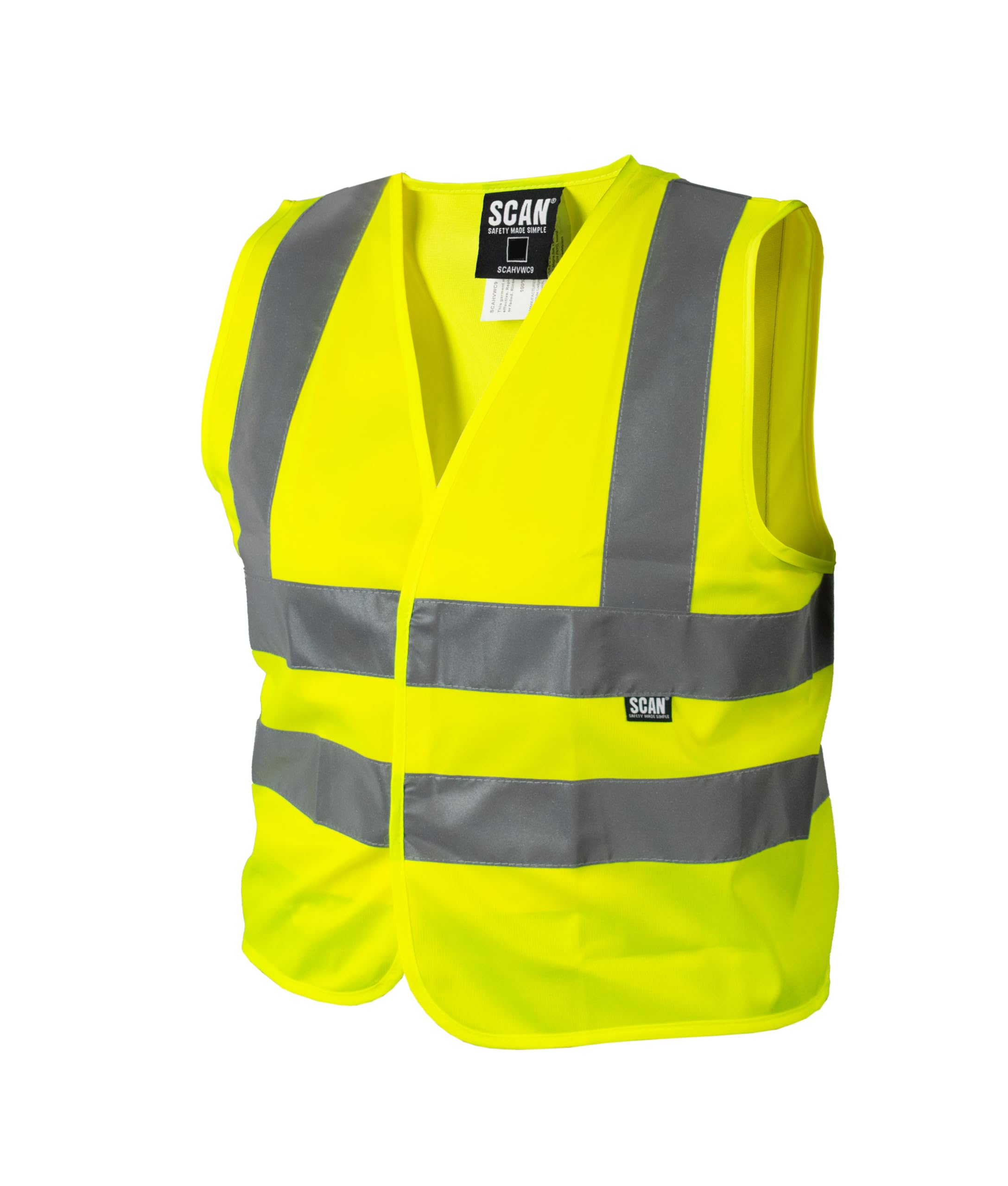 Scan Hi-Vis Waistcoat Yellow - Child 10-13