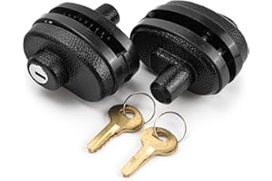 VicBre 2 PCS Combination Gun Trigger/Keyed Alike Trigger Gun Locks for Pistols Rifles Shotguns BB Gun