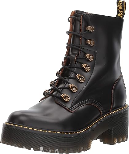 dr martens black vintage smooth