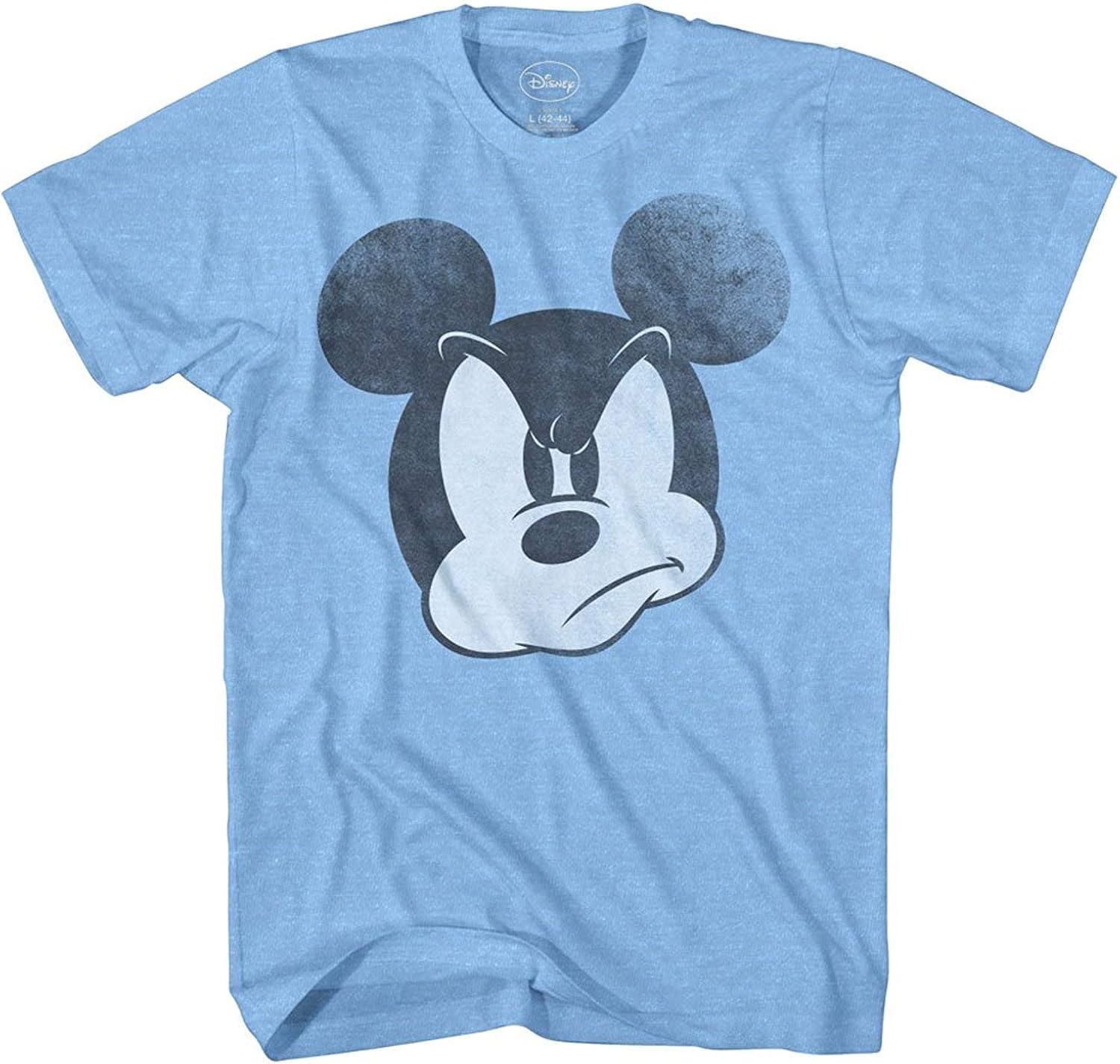 Mad Mickey Mouse Graphic Tee Classic Vintage Disneyland World Mens Adult Tee Graphic T-Shirt for Men Tshirt: Clothing