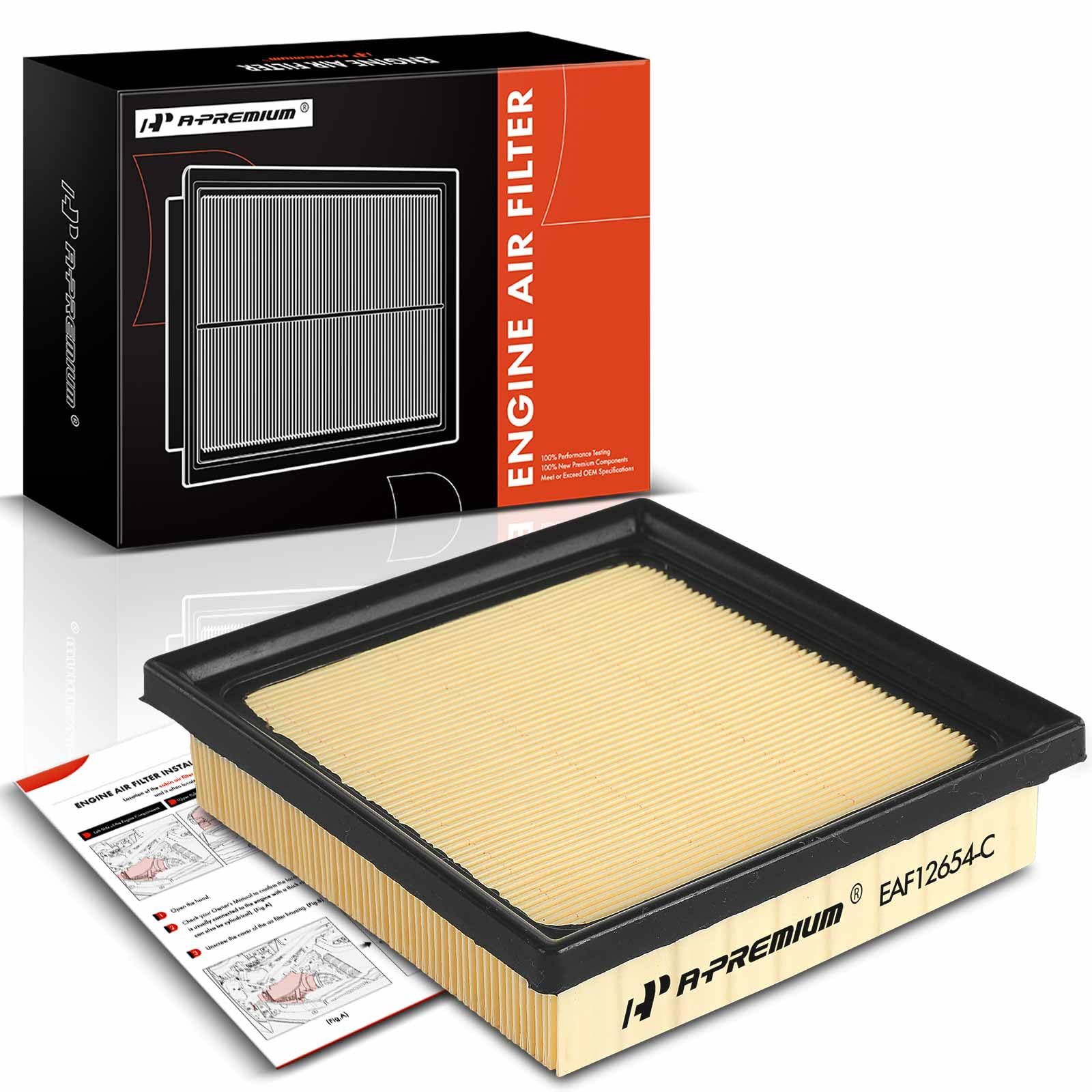 Photo 1 of A-Premium Engine Air Filter Compatible with Lexus UX250h 2019 2020 2021 2022 2023 2.0L, Replace# 17801-24040, 1780124040