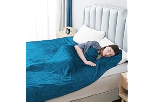 Eydna Electric Heated Blanket Queen Size 84"x 90",Dual Control Super Cozy Soft Flannel with 5 Heat Levels &10 Hours Auto Off, Home Office Use & Machine Washable, Blue