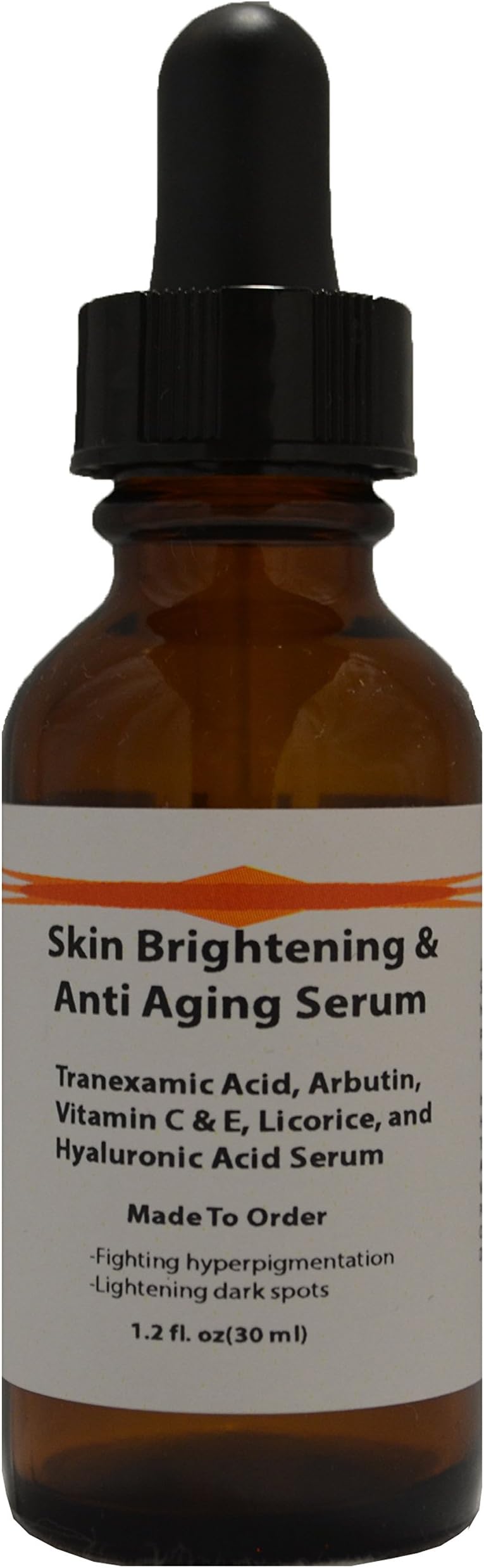 Skin Brightening & Anti Aging Serum w/Tranexamic Acid, Arbutin, Licorice, Hyaluonic Acid (1.2oz)