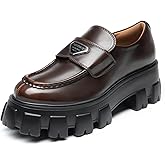 DREAM PAIRS Women's Chunky Loafers Platform Comfortable Slip-On Dressy Business Casual Fashion Outfit Loafer Shoes