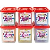 Colorations Wheat &amp; Gluten-Free Dough, 6 Classic Colors, 1.5 lb Each | Non-Toxic, Play Dough, Bulk Set, Sensory Kit, Party Favors, Classroom Pack